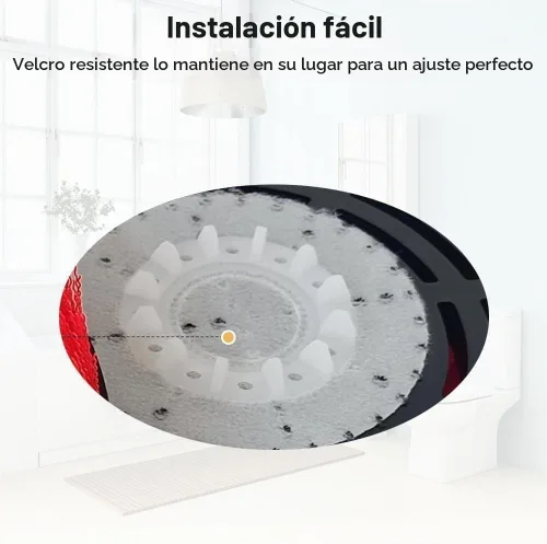 Vista 5 de Almohadillas de repuesto mejoradas para trapeador giratorio de Azul