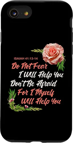 Vista 13 de Funda bíblica para iPhone 15 con texto en inglés "Do not Fear Isaías