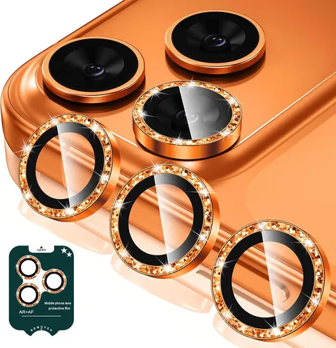 Vista 14 de Tensea Protector de lente de cámara Compatible para iPhone 17 Pro Max/17 Pro/15 Pro Max/15 Pro/16 Pro Max/16 Pro/14 Pro Max/14 Pro, Cubierta