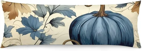 Vista 11 de Funda de almohada de cuerpo con diseño de bruja y escoba de Halloween, funda de almohada larga con cremallera, rectangular, suave, grande, funda