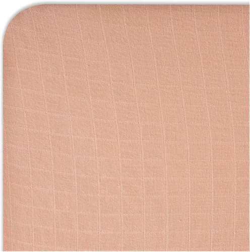 Vista 7 de Crane Baby Sábana bajera, sábana bajera ajustable de algodón suave para cunas y guarderías, cobre beige, 28 pulgadas de ancho x 52 pulgadas de alto