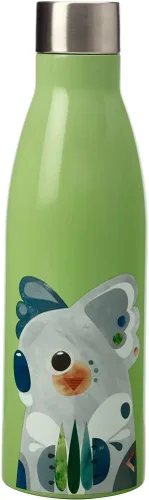 Vista 13 de Maxwell & Williams Pete Cromer - Botella de agua aislada, diseño de martín pescador azul, acero inoxidable sin BPA, 0.2 fl oz