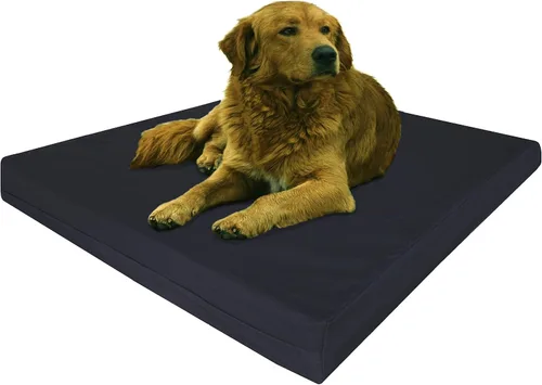 Vista 50 de Dogbed4less Cama de espuma de memoria para perros, ortopédica, con gel refrescante, forro impermeable con funda exterior duradera lavable