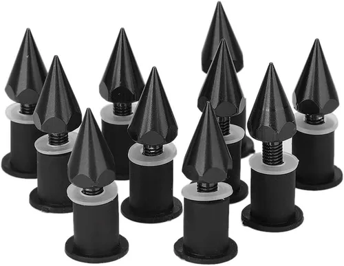 Vista 11 de Pico de pantalla de viento, tornillos M5 para parabrisas para modificación de motocicleta, plateado