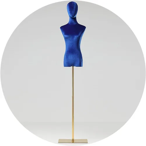 Vista 12 de Stylish Black Female Mannequin Torso with Head - Armless Size M Dress Form on Sturdy Metal Stand for Clothing Store Display, Perfect for Fashion