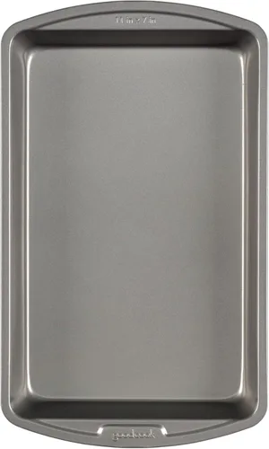 Vista 12 de GoodCook Molde antiadherente de acero para hornear pasteles de 11" x 7", molde antiadherente multiusos para brownies, galletas y pasteles, gris