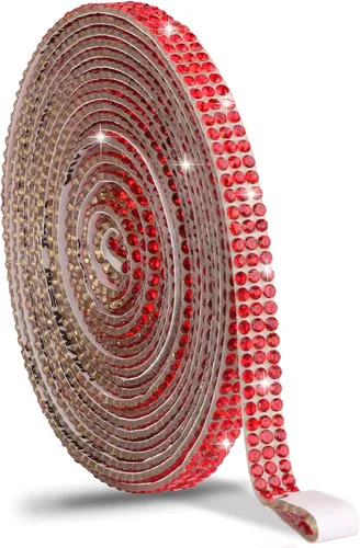 Vista 21 de Cinta de cristal autoadhesiva, calcomanías de diamantes de imitación para envoltura de regalos, manualidades, proyectos de decoración, bodas Negro