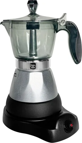 Vista 11 de Bene Casa Cafetera Eléctrica Portátil de Espresso Negra, 1-3 Tazas/Shots (1, NEGRO)