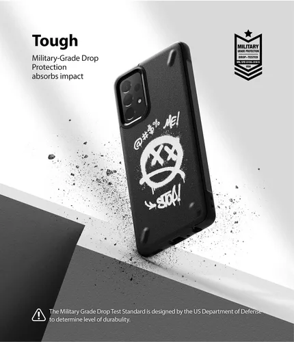 Vista 6 de Ringke Onyx - Funda compatible con Samsung Galaxy A52s 5G/Galaxy A52 5G/Galaxy A52, resistente a prueba de golpes, textura antideslizante