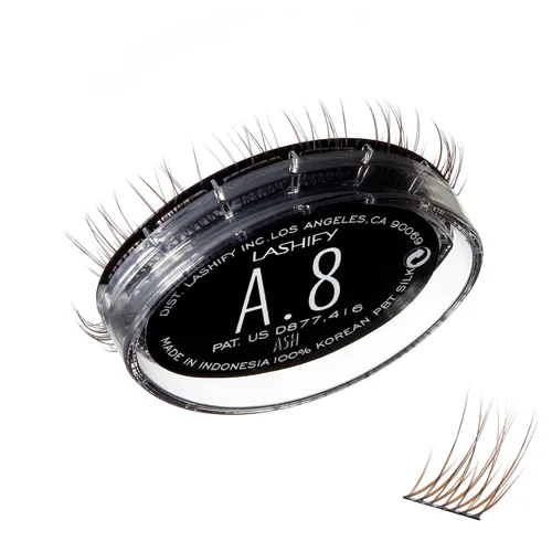 Vista 25 de Lashify Amplify - Extensiones de pestañas Gossamer de 0.47 pulgadas, color ceniza, pestañas postizas para un aspecto natural
