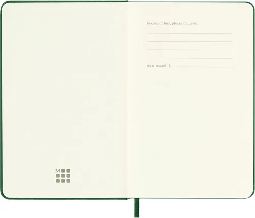 Vista 5 de Moleskine - Cuaderno, bolsillo, liso, verde mirto, tapa dura (3.5 x 5.5)