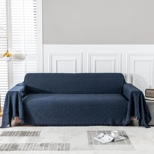 Vista 9 de MEETSKY Fundas para Sofá Cubiertas para Sofá Pequeño Fundas para Sofá para Loveseat/Silla/Futón Reclinable Protector de Sofá Lavable Decorativo