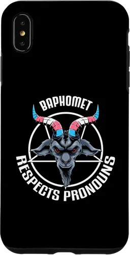 Vista 7 de Funda gótica para iPhone 14 Baphomet Devil