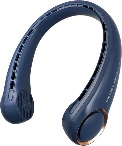 Vista 11 de Ventilador de cuello portátil recargable, ventilador personal de enfriamiento de cuello, ventilador manos libres sin aspas, ultra silencioso, 3