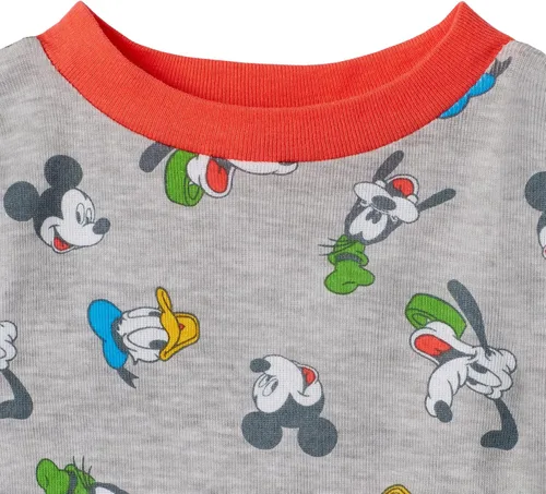 Vista 6 de Disney Pijama de algodón de 4 piezas de Mickey Mouse para bebé niño