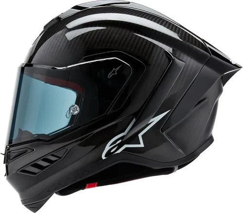 Vista 5 de Alpinestars Supertech R10 Casco sólido, carcasa de carbono, certificado CE, ventilación avanzada y ajuste