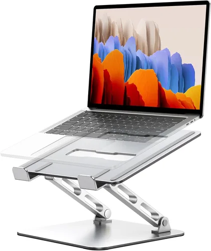 Vista 8 de RIWUCT Soporte para computadora portátil para escritorio de altura