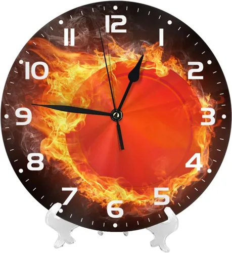 Vista 2 de Reloj de pared para niños y niñas, de 10 pulgadas, silencioso, sin tictac, fácil de leer, para niños, niñas, decorativo para habitación de niños