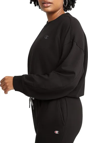 Vista 3 de Champion Sudadera para mujer, suave al tacto, sudadera con cordón, cuello redondo para mujer