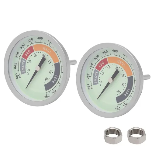 Vista 12 de 7581/60540 Termómetro de parrilla para parrillas Weber Spirit II 200 y 300, piezas de repuesto, medidor de temperatura preciso para parrillas Weber