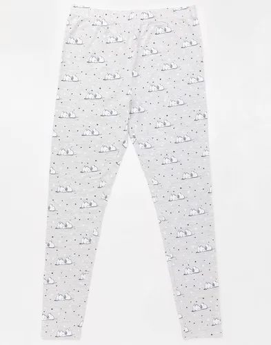 Vista 3 de Snoopy Pijama para mujer, blusa larga o corta, color azul marino, Azul