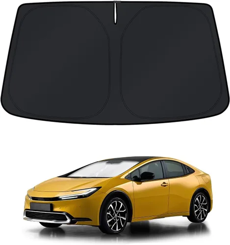 Vista 22 de KUST - Parasol plegable para parabrisas para BMW X1 E84, accesorios 2011 2012 2013 2014 2015, protector de visera de sol ajustable que bloquea