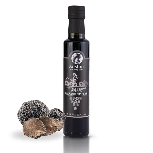 Vista 19 de Ariston "Lo Mejor de lo Mejor" Vinagre balsámico premium – Envejecido en barril, calidad gourmet, producto de Italia – Vegano, sin gluten, sin OGM