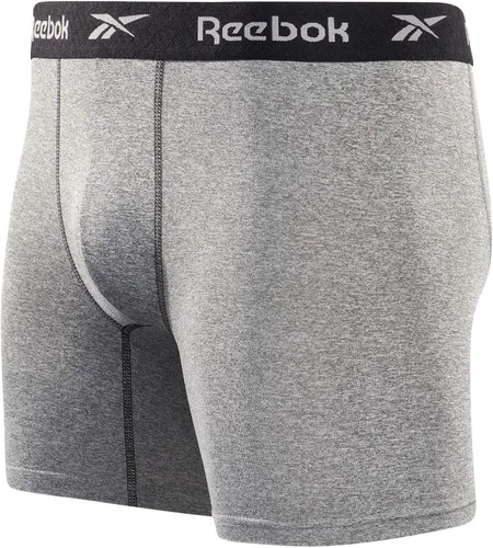 Vista 5 de Reebok Calzoncillos bóxer deportivos de rendimiento suave para hombre paquete de 3