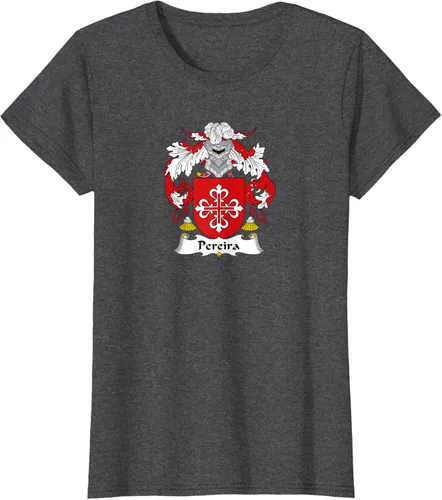 Vista 5 de Escudo de armas Pereira - Camiseta con escudo familiar, Negro