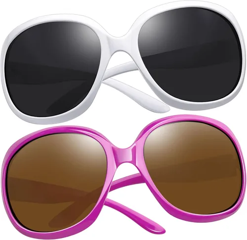 Vista 196 de Joopin Lentes de sol de gran tamaño para mujer, polarizados, grandes, para conducción, protección UV, grandes sombras