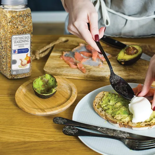 Vista 7 de McCormick Culinary Everything - Condimento para bagel, 21 onzas, un recipiente de 21 onzas de Everything Bagel, mezcla de semillas de amapola