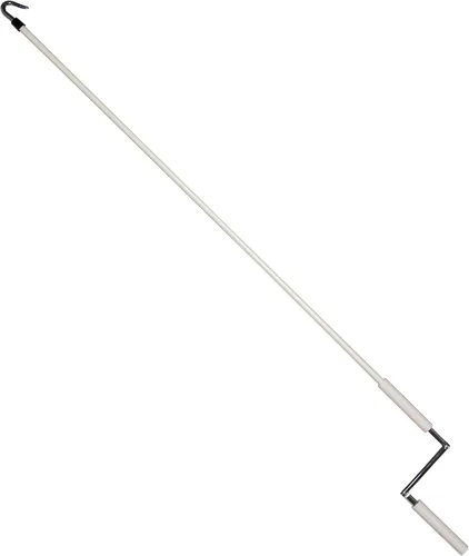 Vista 3 de Repuesto universal para instalación de parasol en exteriores/interiores, accesorios para persianas enrollables (beige, manivela)