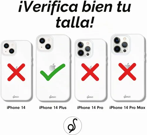 Vista 6 de Sonix - Funda para iPhone 14 Plus probada en caídas de 3 metros Funda protectora transparente