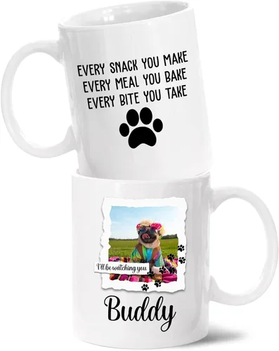 Vista 15 de Personalized Dog Dad Name Mug, Dog Lover Tea Cup Gift, Dog Father's Coffee Mug, Dog Daddy Gifts For Dog Lover, Custom Dog Dad Mug With Photo, Dog