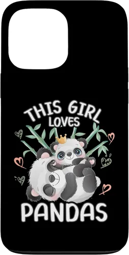 Vista 24 de This Girls Loves Pandas' for Teen Girls Case for iPhone 17