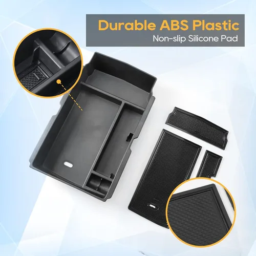 Vista 6 de LFOTPP 2023 2024 2025 2026 CRV Organizador de consola central para Honda CRV Bandeja de consola para Honda CRV EX/EX-L/Hybrid Sport/Hybrid