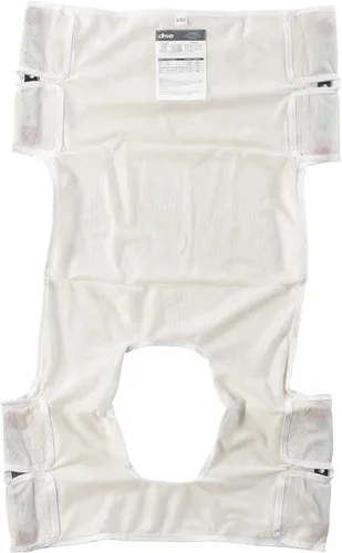 Vista 3 de Drive Medical Eslinga de elevación para pacientes, lona, 26 pulgadas x 40 pulgadas Canvas Patient Lift Sling Offers Durable, Secure Support for