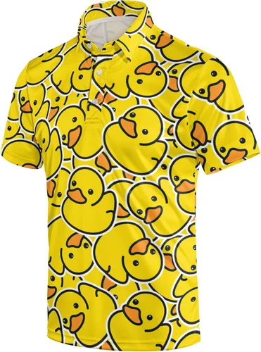 Vista 82 de Camisa de golf de los años 80 para hombre, ajuste seco, manga corta, estampada, divertidas, camisas de golf de los años 90 para hombre