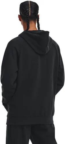 Vista 2 de Under Armour Rival - Sudadera con capucha para hombre, de vellón y con logotipo