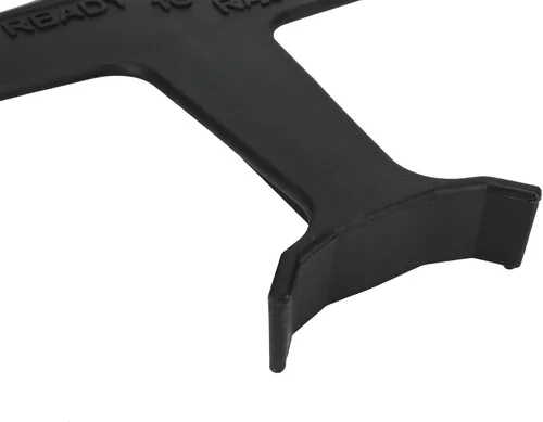 Vista 6 de Protector universal de horquilla de motocicleta, abrazadera de soporte de horquilla de 11.2 pulgadas, protector guardián de suspensión con 2 correas