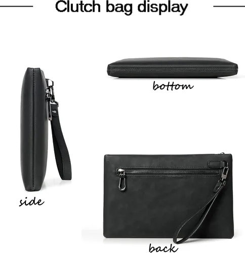 Vista 3 de FSD.WG Bolso de mano grande para hombre, 12.0in, 3