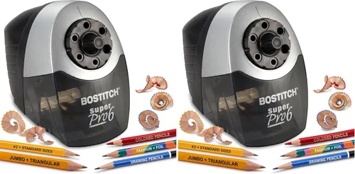 Vista 10 de Bostitch Office QuietSharp 6 sacapuntas eléctrico, sacapuntas de aula Negro