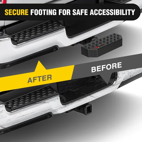 Vista 8 de Nilight Escalón de Enganche con Receptor de Enganche de 2" Protector de Parachoques Trasero de 11.9 Pulgadas con Clip de Pasador de Enganche de 5/8
