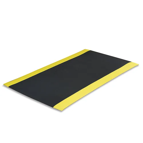 Vista 7 de Notrax - 413S0023BL NoTrax 413 Blade Runner Safety/Anti-Fatigue Mat con esponja de PVC Dyna-Shield, 2' ancho x 3' largo x 1/2" grosor, negro