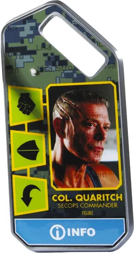 Vista 3 de Mattel Figura del coronel Miles Quatrich de los maestros de la película Avatar