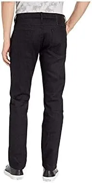 Vista 3 de Men's Ub244 Tapered Fit 11oz Solid Black Stretch Selvedge Denim