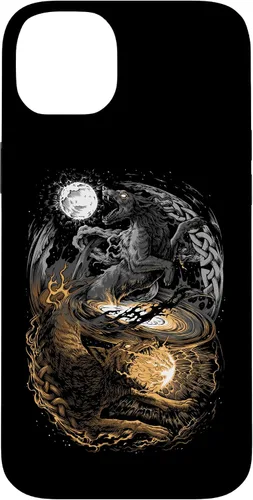 Vista 15 de Funda para iPhone 16 Lobo Viking Wolf Norse Mythology Pagan Ragnarok Wolves