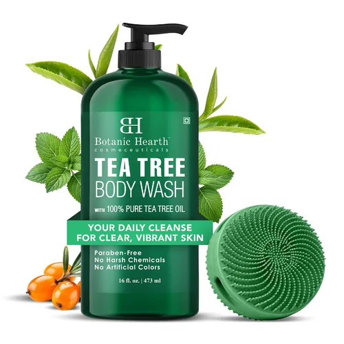 Vista 22 de Botanic Hearth Gel de ducha British Rose & Almond – Gel de ducha hidratante con manteca de karité, limpiador suave y rehidratante, libre de sulfatos