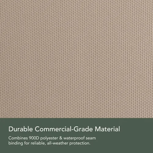 Vista 7 de Covermates Funda rectangular para mesa decorativa – Funda para muebles de patio al aire libre, resistente al agua, otomana/mesa auxiliar, poliéster