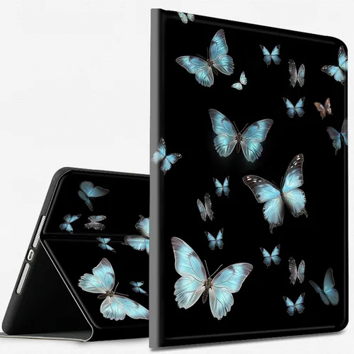 Vista 55 de Funda para tablet Kinlde Fire HD 10 (11ª generación 2021) Fire HD 10 Plus 2021, delgada, de piel sintética, con función atril, función atril